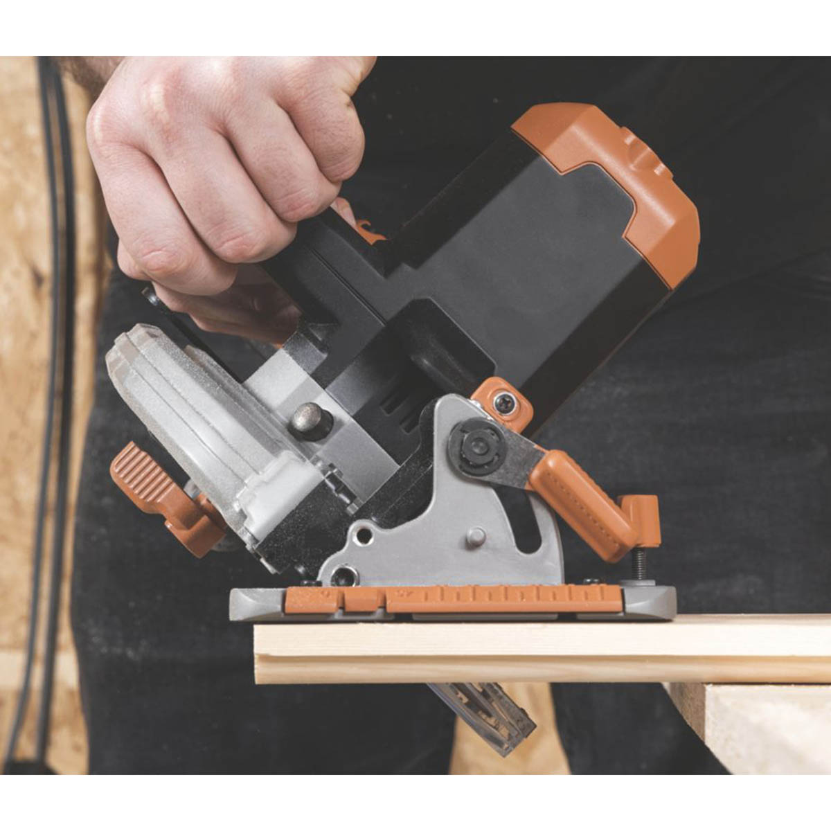 Evolution Circular Saw Cordless 18V Li-Ion R165CCS-Li 165mm Ergonomic Body Only - Image 4