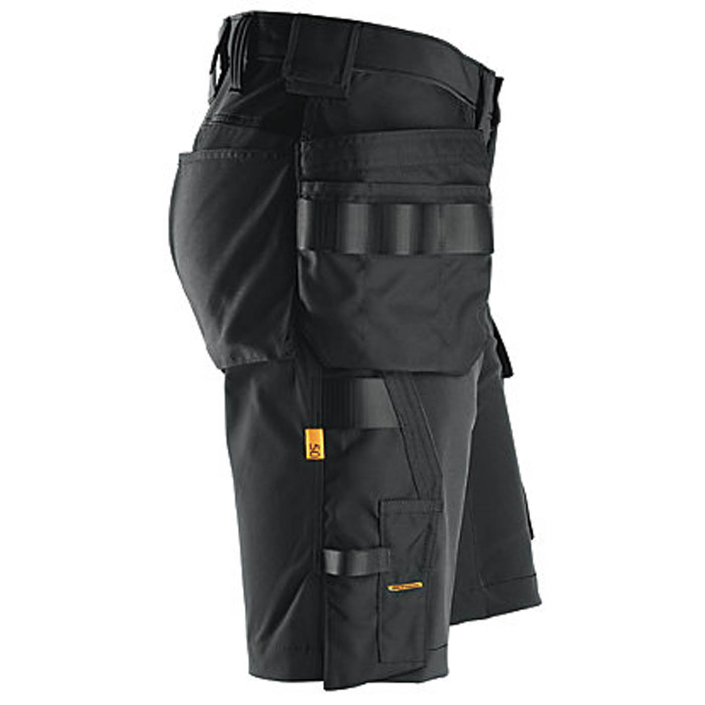 Snickers Work Shorts Mens Black Windproof Multi Pockets Stretch Cargo 33W - Image 4