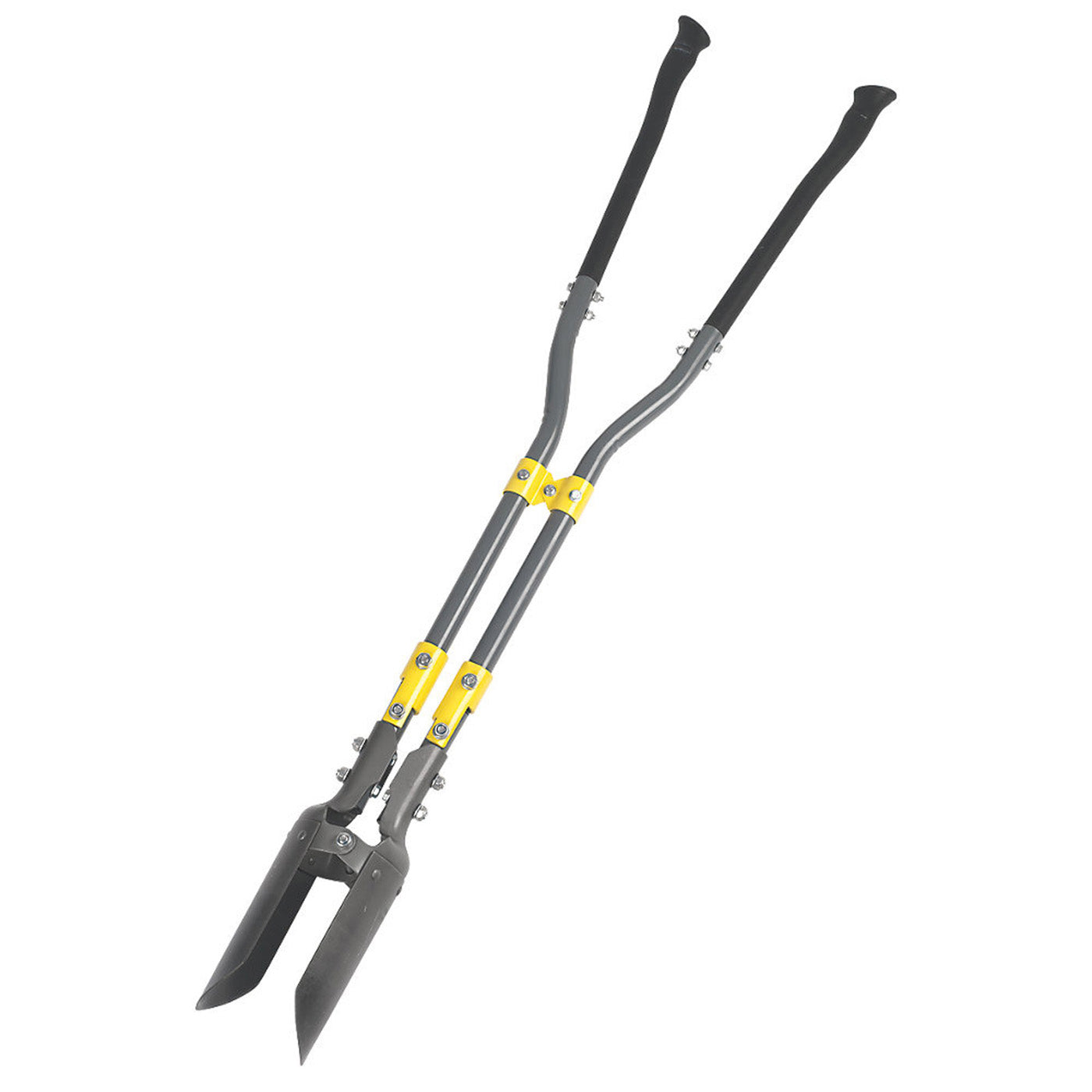 Roughneck Post Hole Digger Heavy Duty Steel Crossover Spade Outdoor 150.5cm - Image 2