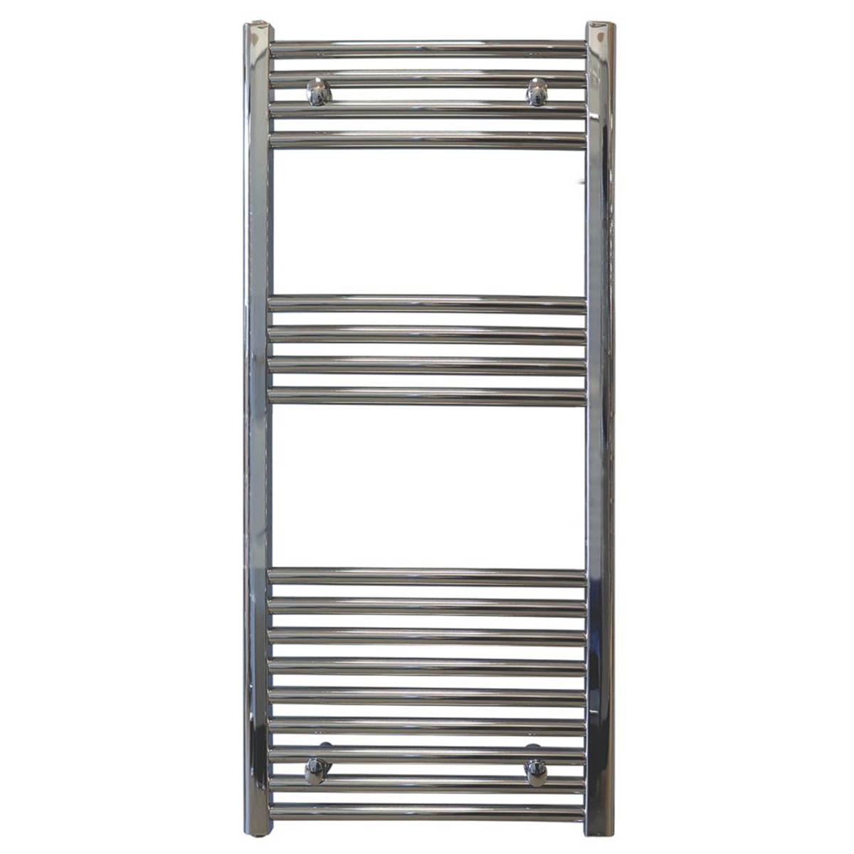 Towelrads Towel Rail Radiator Chrome Flat Bathroom Warmer Ladder (H)100x(W)40cm - Image 2