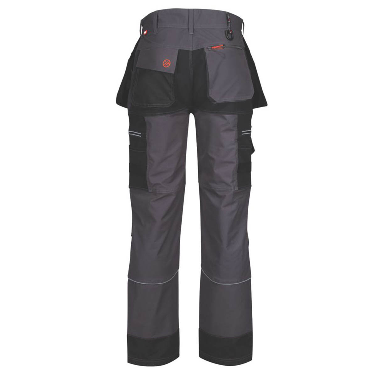 Regatta Work Trousers Mans Classic Fit Grey Black Stretch Multi Pocket 33W 29L - Image 2