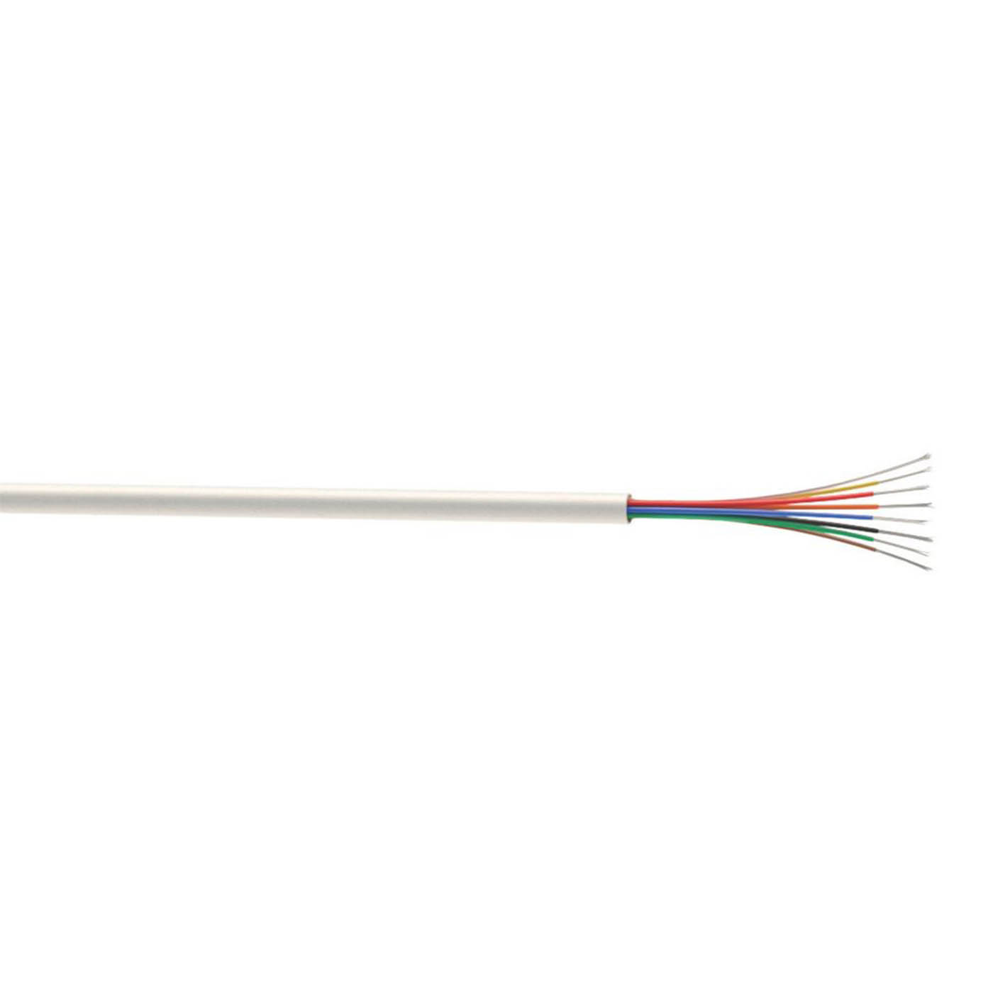 Time Alarm Cable SF519JY White 8 Core Round 0.22mm² Indoor 3.4mm Drum 50m - Image 2