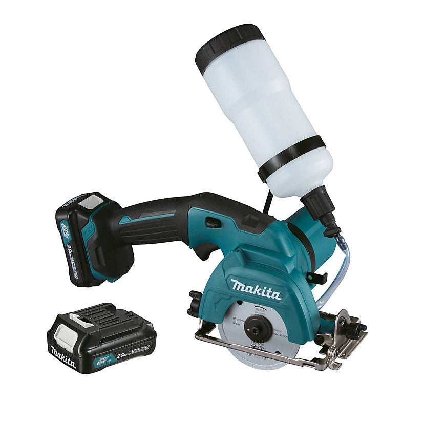 Makita Glass And Tile Cutter Cordless 12V 2x2.0Ah Li-Ion CC301DWAE Ergonomic - Image 7