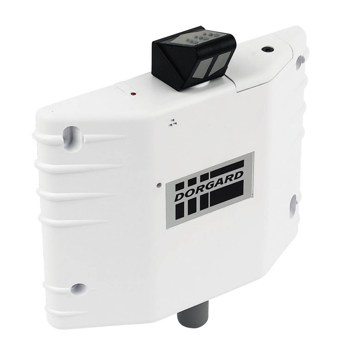 Dorgard Fire Door Retainer Hold-Open White Wireless Automatic Battery Operated - Image 1