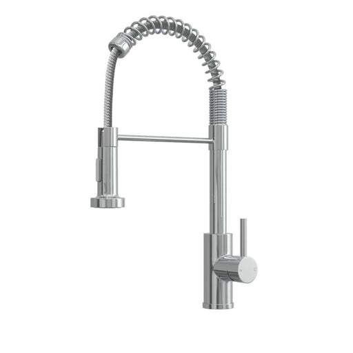 Etal Kitchen Tap Mono Mixer Chrome Single Lever Pull Out Spout Modern Faucet - Image 1