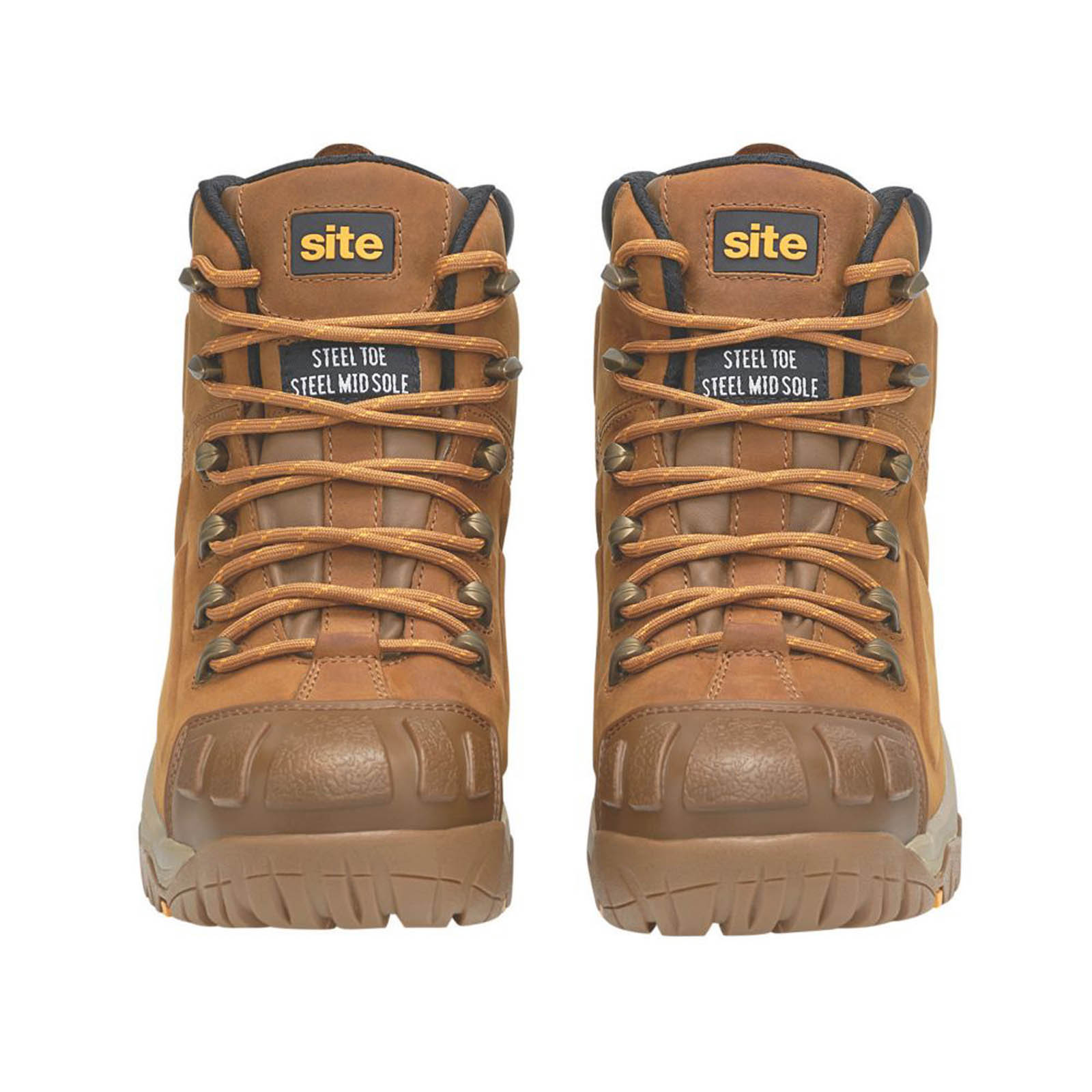 Site Safety Boots Fortress Tan Waterproof Steel Toe Cap Size 7 - Image 4