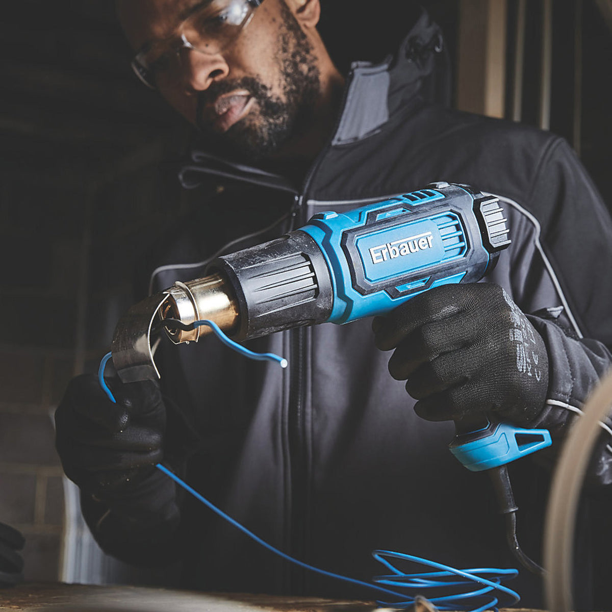 Erbauer Heat Gun EHG2000 Electric Digital LCD Display Heavy Duty Ergonomic 2000W - Image 3