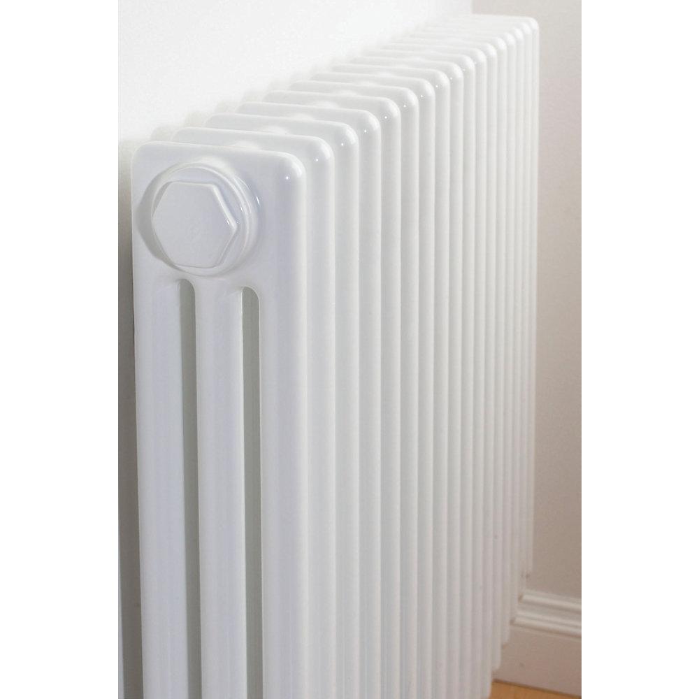 Acova Classic 3-Column Horizontal White Radiator Steel 500 x 812mm 2992BTU 877W - Image 3