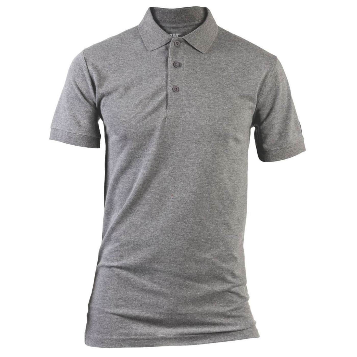 CAT Essentials Polo Shirt Dark Grey Large 41" Chest - Image 2