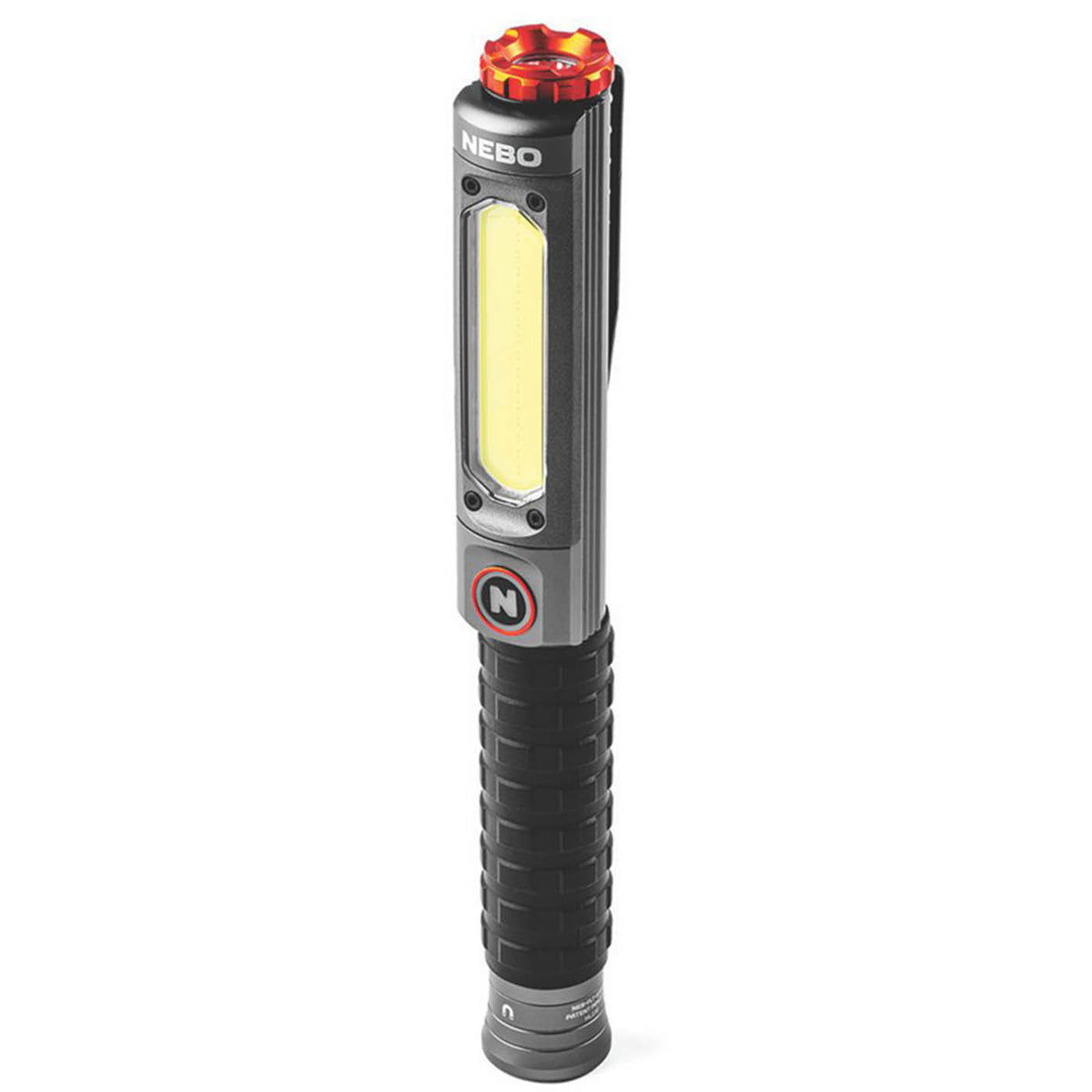 Nebo LED Work Torch Flashlight Grey 600lm Rechargeable Magnetic Base Compact - Image 1