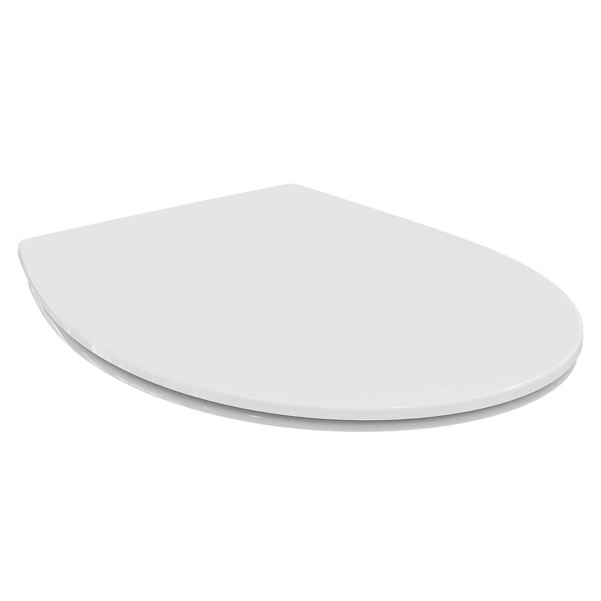 Armitage Shanks Toilet Seat Cover Duraplast White Round Bottom Fix 365 mm - Image 1