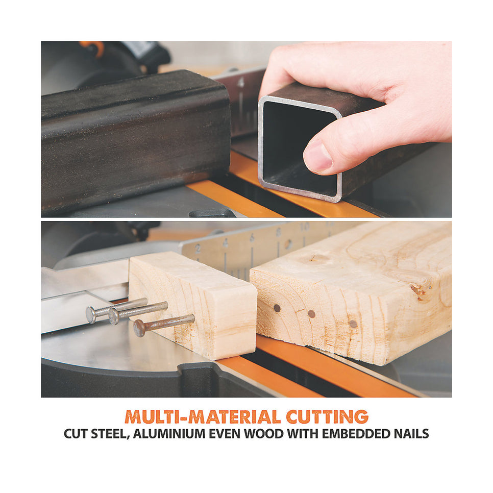 Evolution Mitre Saw Electric R210SMS Single Bevel 210mm Sliding 1500W 110V - Image 2