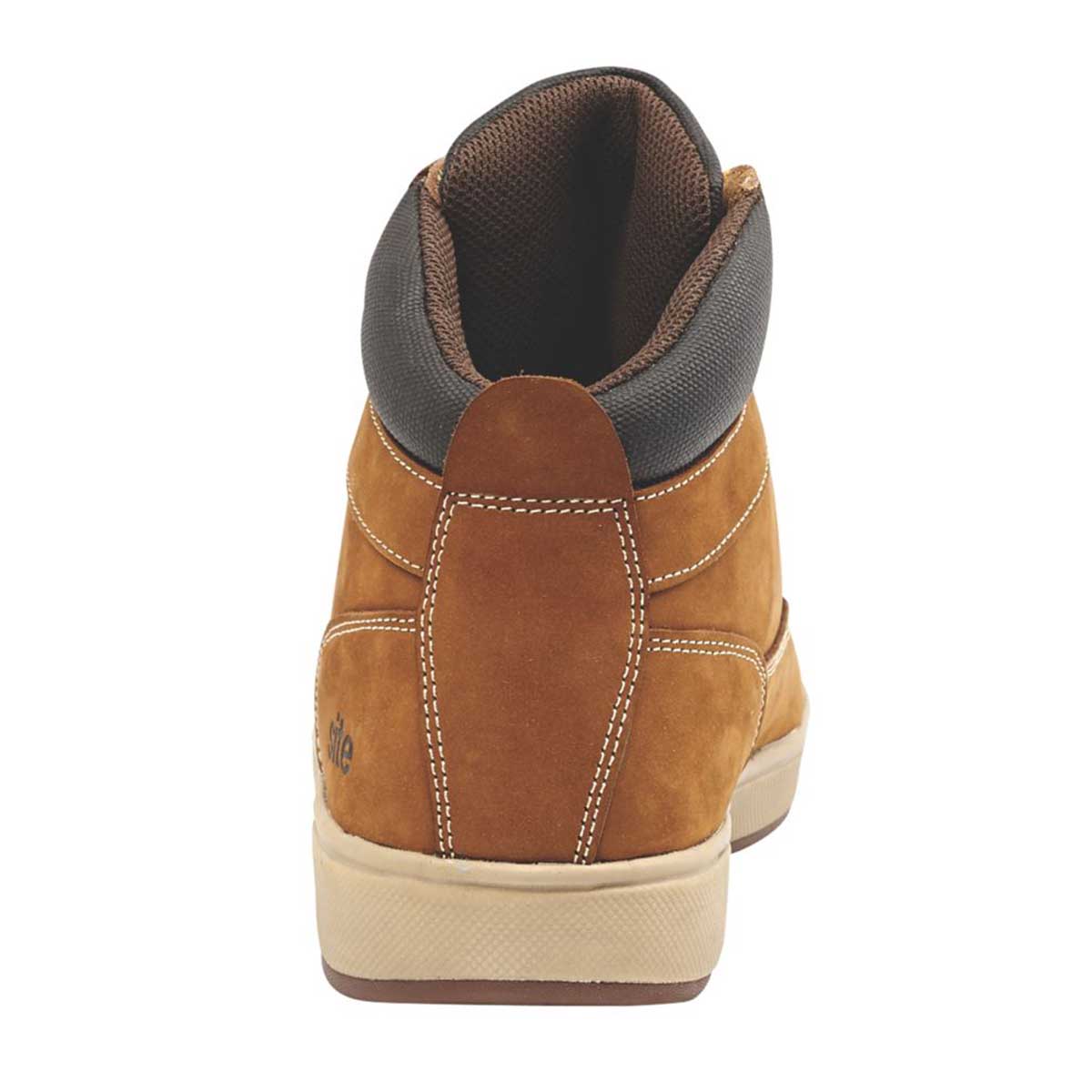 Site Mens Safety Boots Ankle Steel Toe Wide Fit Dark Honey Comfort Size 11 - Image 5