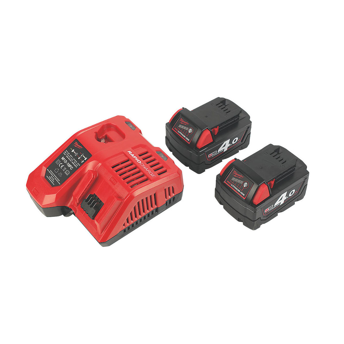 Milwaukee Power Tool Kit Cordless 18V 2x4.0Ah Li-Ion M18BPP4C-402B Set Of 4 - Image 5