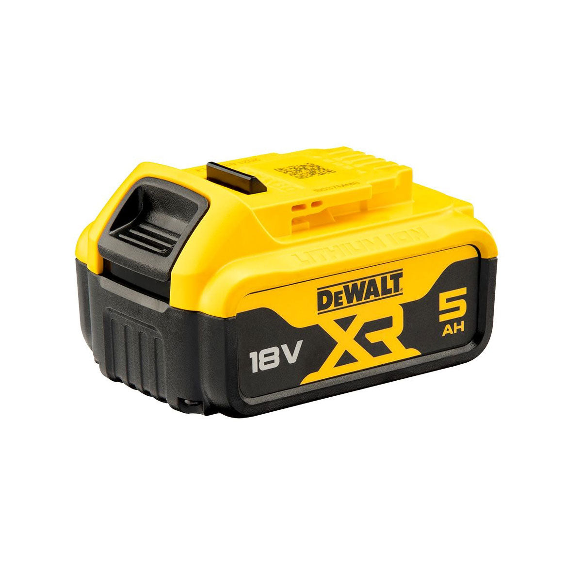 DeWalt Battery 5.0Ah 18V Li-Ion DCB184-XJ XR Powerful Slide Pack LED Indicator - Image 1