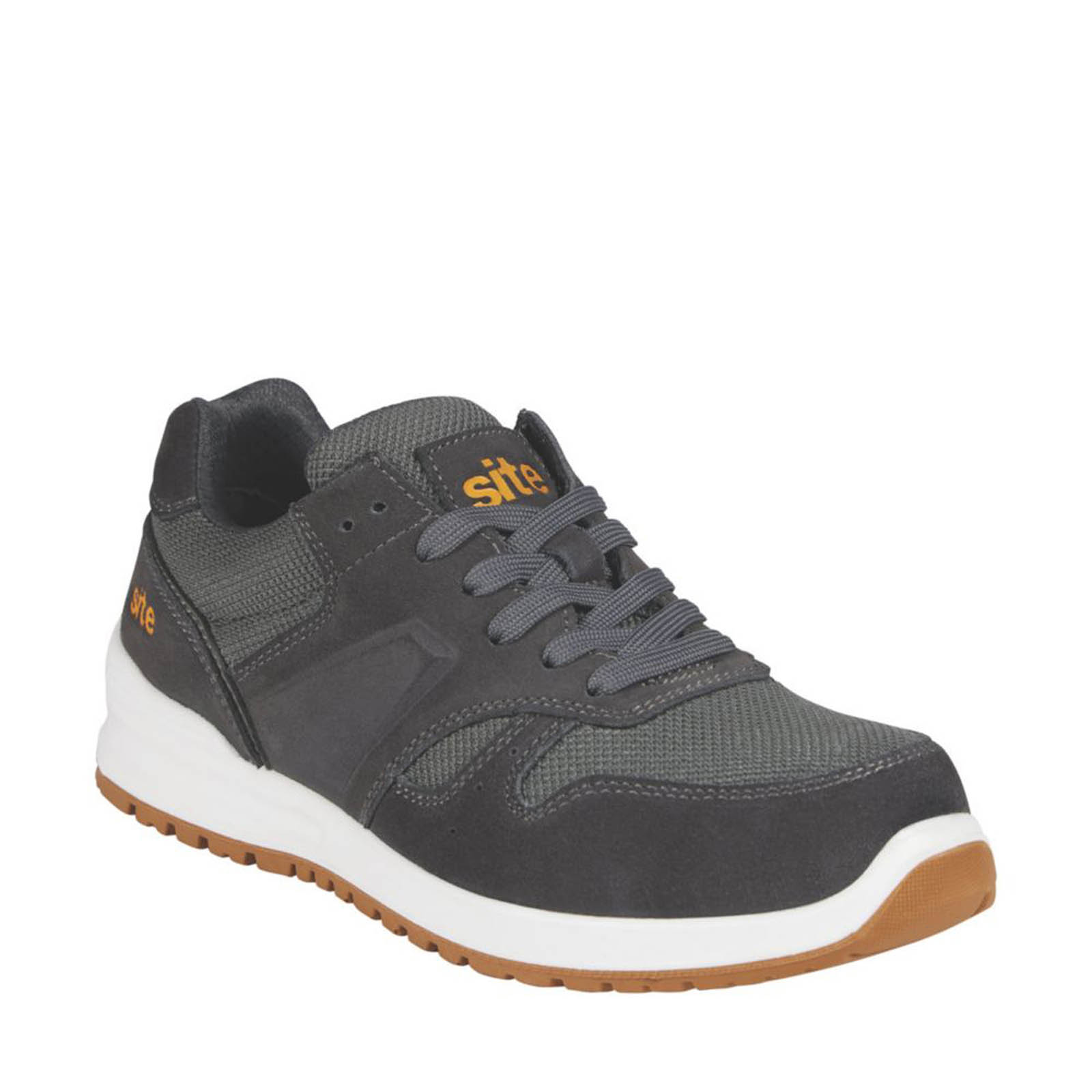 Site Safety Trainers Mens Lillak Wide Fit Grey Work Shoes Composite Toe Size 11 - Image 1