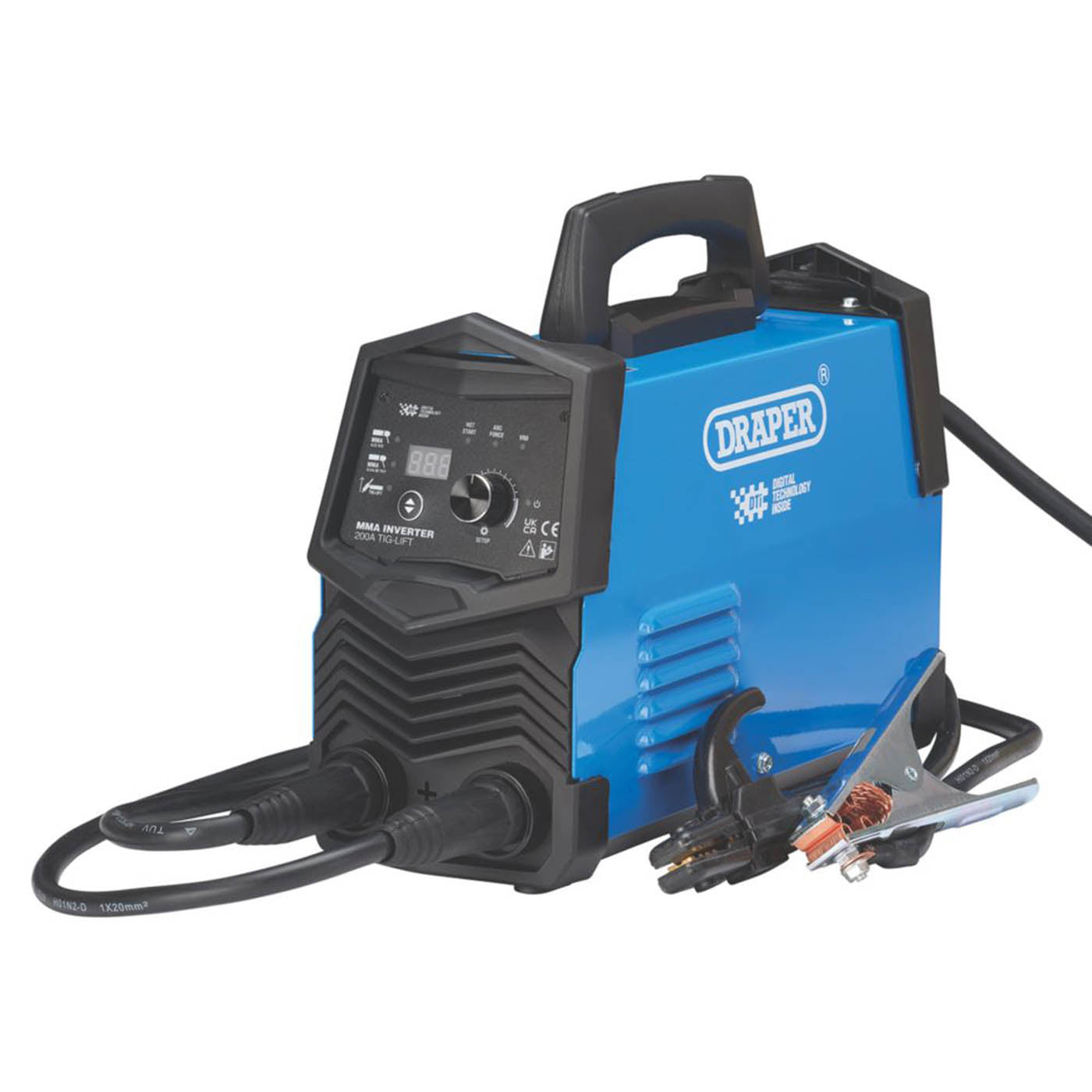 Draper Inverter Welder 70011 200A MMA With TIG-Lift Compact Dual Function 230V - Image 1