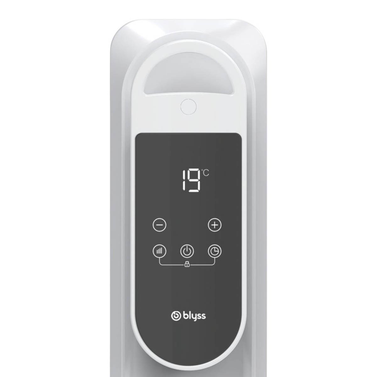 Blyss Oil-Filled Radiator Electric1500W Portable White 3 Heat Settings - Image 5