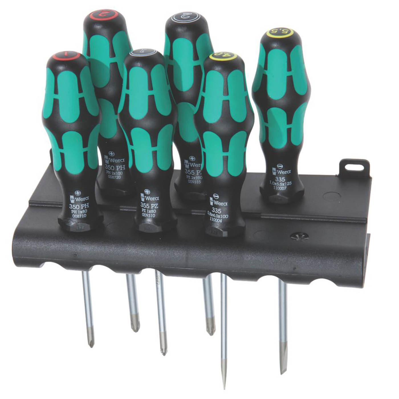 Wera Kraftform Plus Mixed Lasertip Screwdriver Set 6 Pieces - Image 1