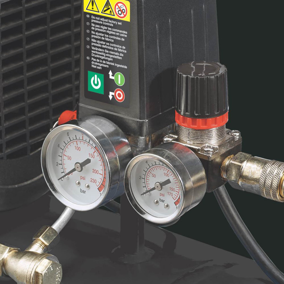 Draper Air Compressor Direct Drive Electric 1.5kW 24981 Portable 50Ltr Brushless - Image 5