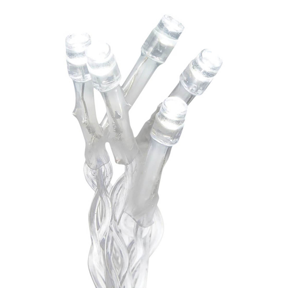 Christmas String Lights 720 LED Icicle Ice White Timer Indoor 17.8m - Image 3