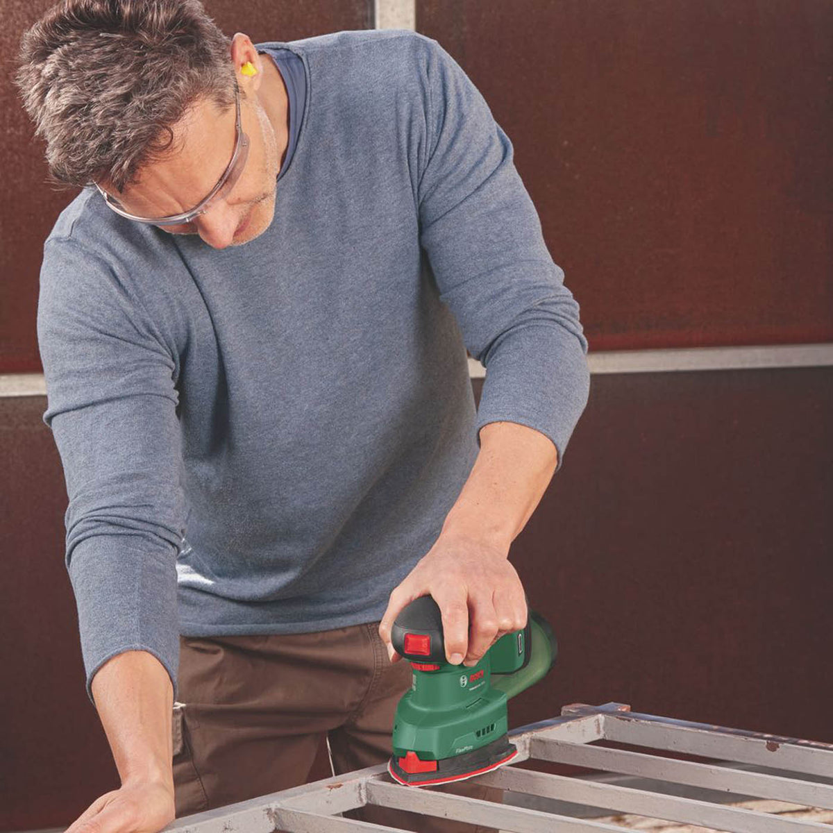 Bosch Detail Sander Cordless 18V Li-Ion UniversalSander18V-10 Compact Body Only - Image 3