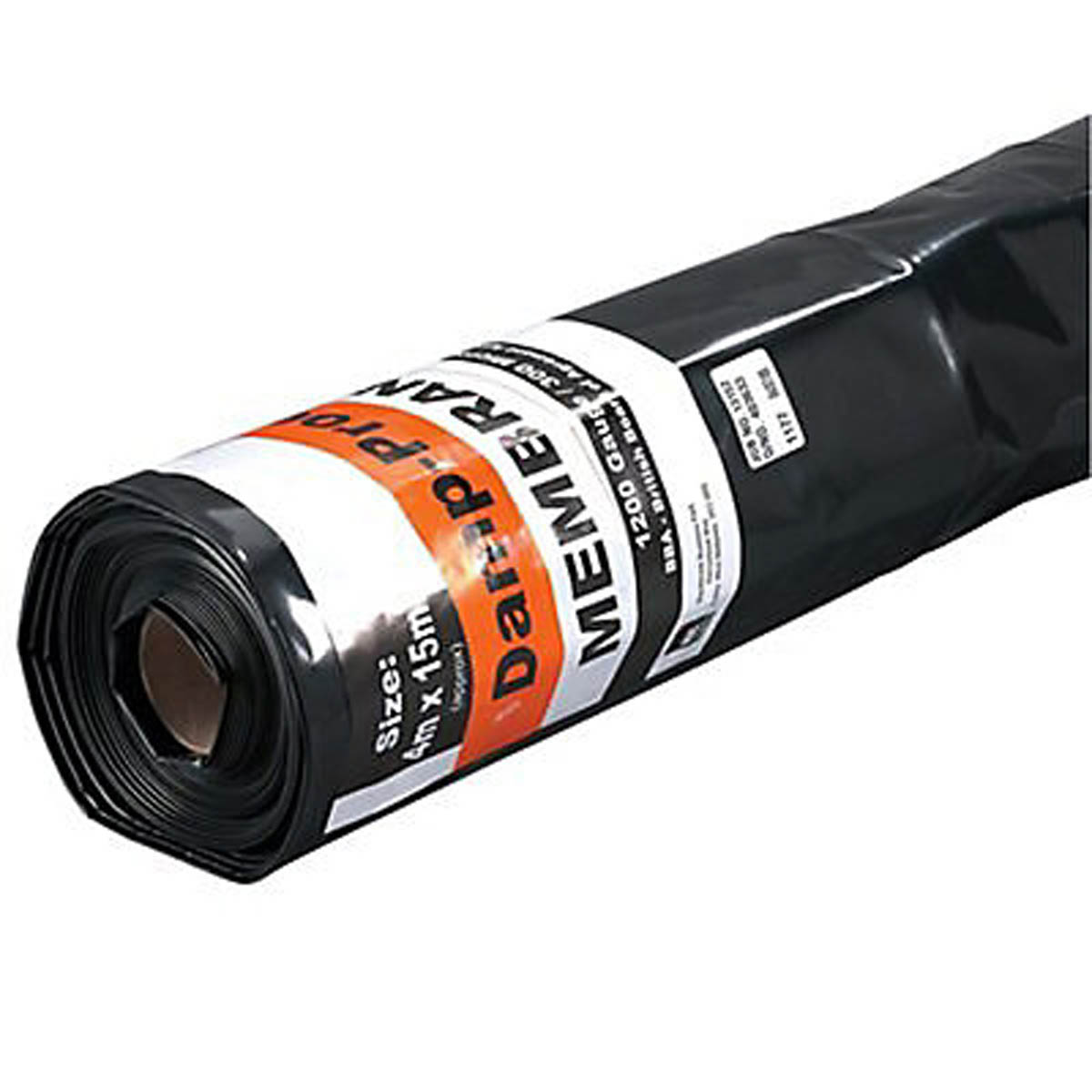 Damplas Damp Proof Membrane Black 300 Micron Lightweight Flexible (L)15m (W)4m - Image 3