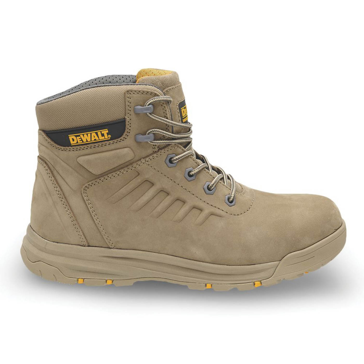 DEWALT Mens Safety Boots Stone Leather Steel Toe Cap Comfortable Size 8 - Image 2