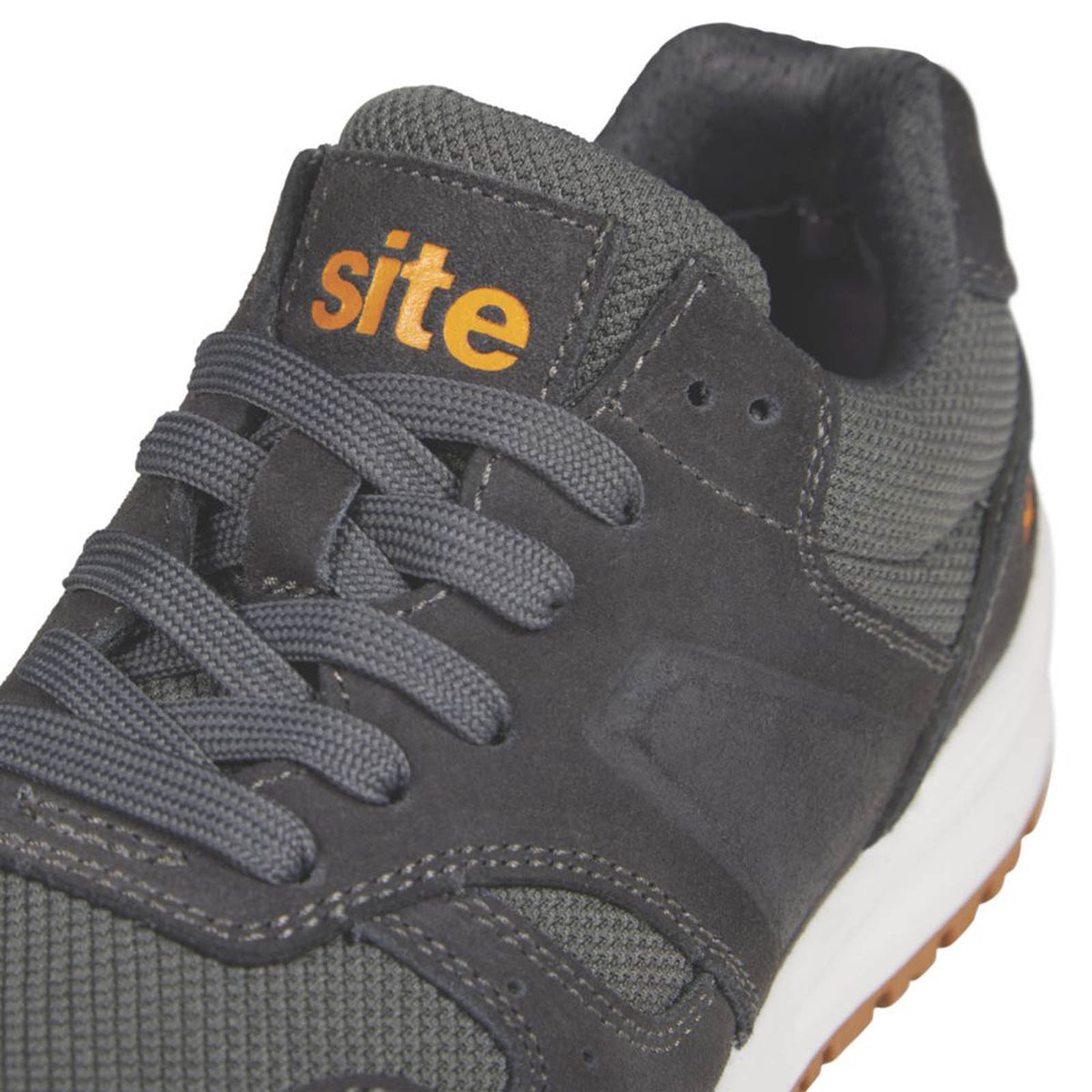Site Safety Trainers Mens Wide Fit Grey Work Boots Composite Toe Shoes Size 12 - Image 4