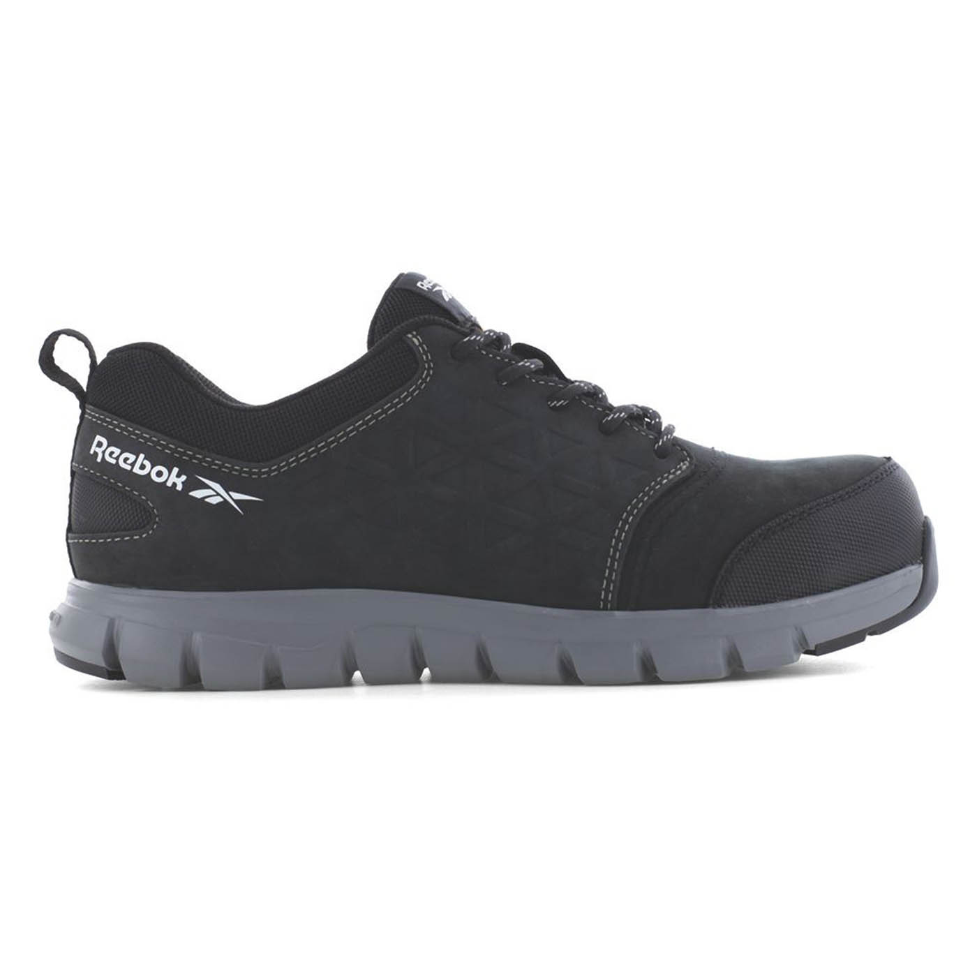 Reebok Excel Light Size 6 Black Water-Resistant Safety Trainers - Image 2