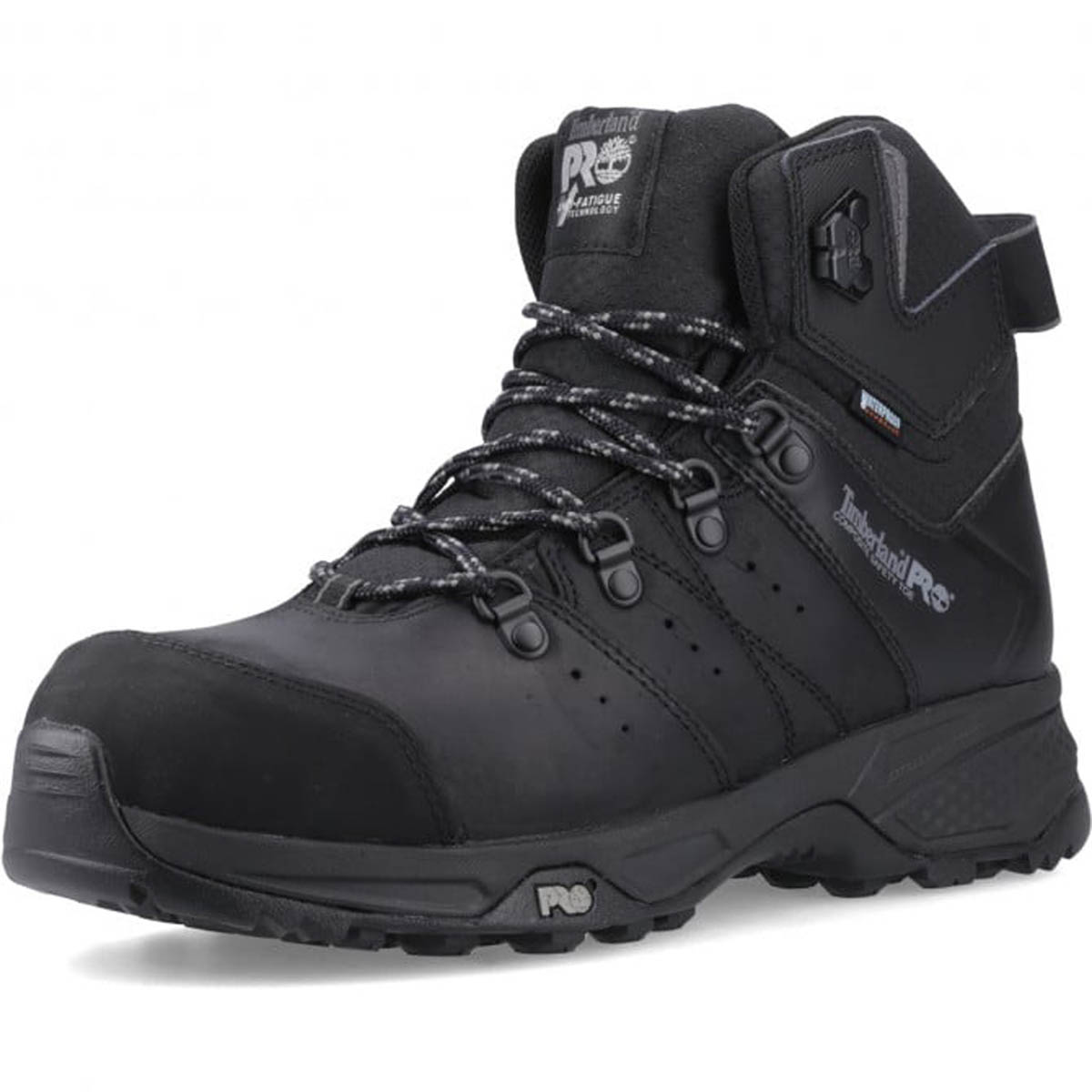 Timberland Pro Mens Work Boot Switchback Black Leather Composite Toe Size 9 - Image 5