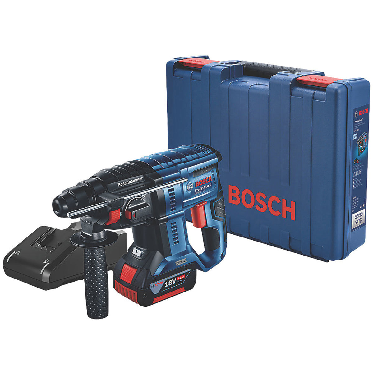 Bosch Hammer Drill Cordless 18V 4.0Ah Li-Ion GBH18V-21 SDS Plus Brushless - Image 1