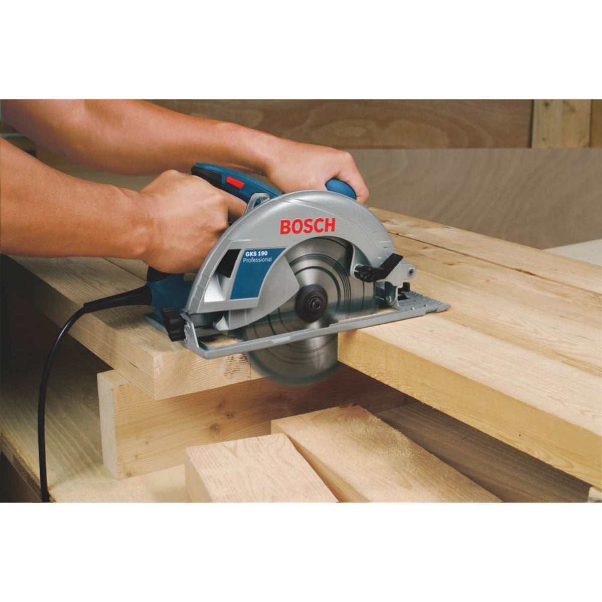 Bosch GKS 190 1400W 190mm Electric Professional Circular Saw 240V - Image 5