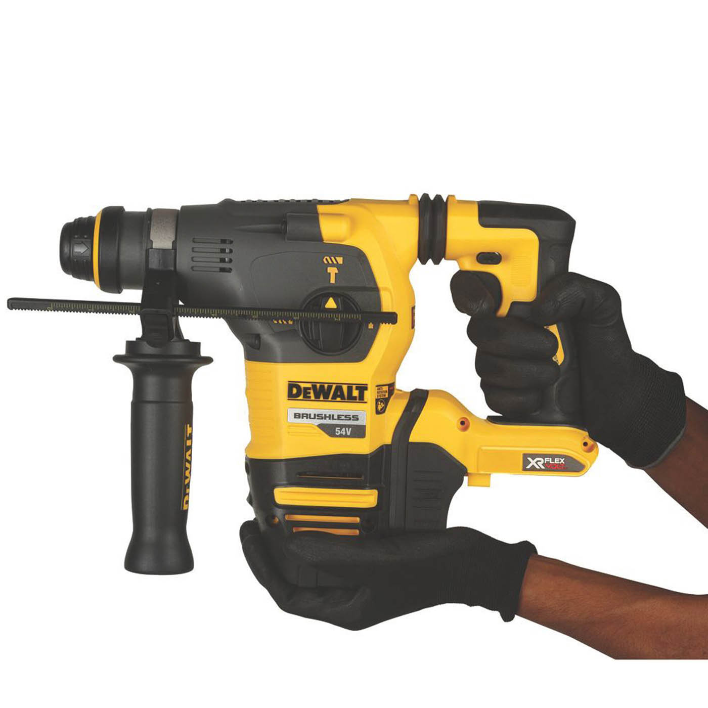 DEWALT DCH333NT-XJ 3.7kg 54V Li-Ion XR FlexVolt Brushless Cordless SDS + Rotary Hammer Drill - Bare - Image 5