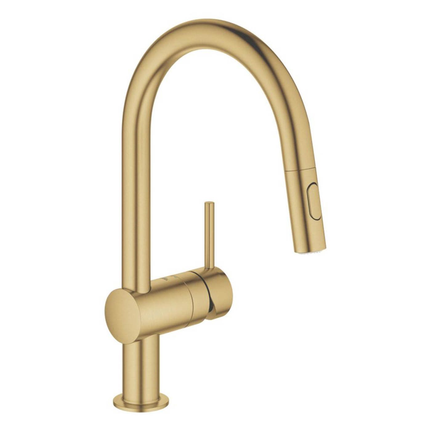 Grohe Kitchen Sink Tap Pull-Out Minta 32321GN2 Single Lever Brushed Cool Sunrise - Image 2