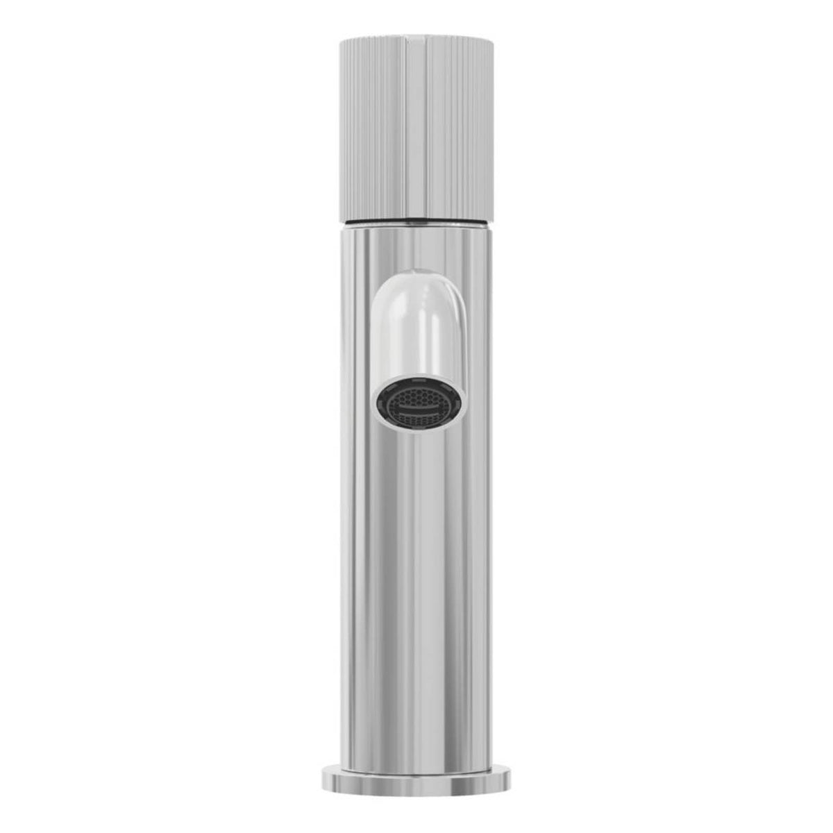 Swirl Bathroom Basin Tap Mono Mixer Chrome Single Lever Waste Modern Faucet - Image 4