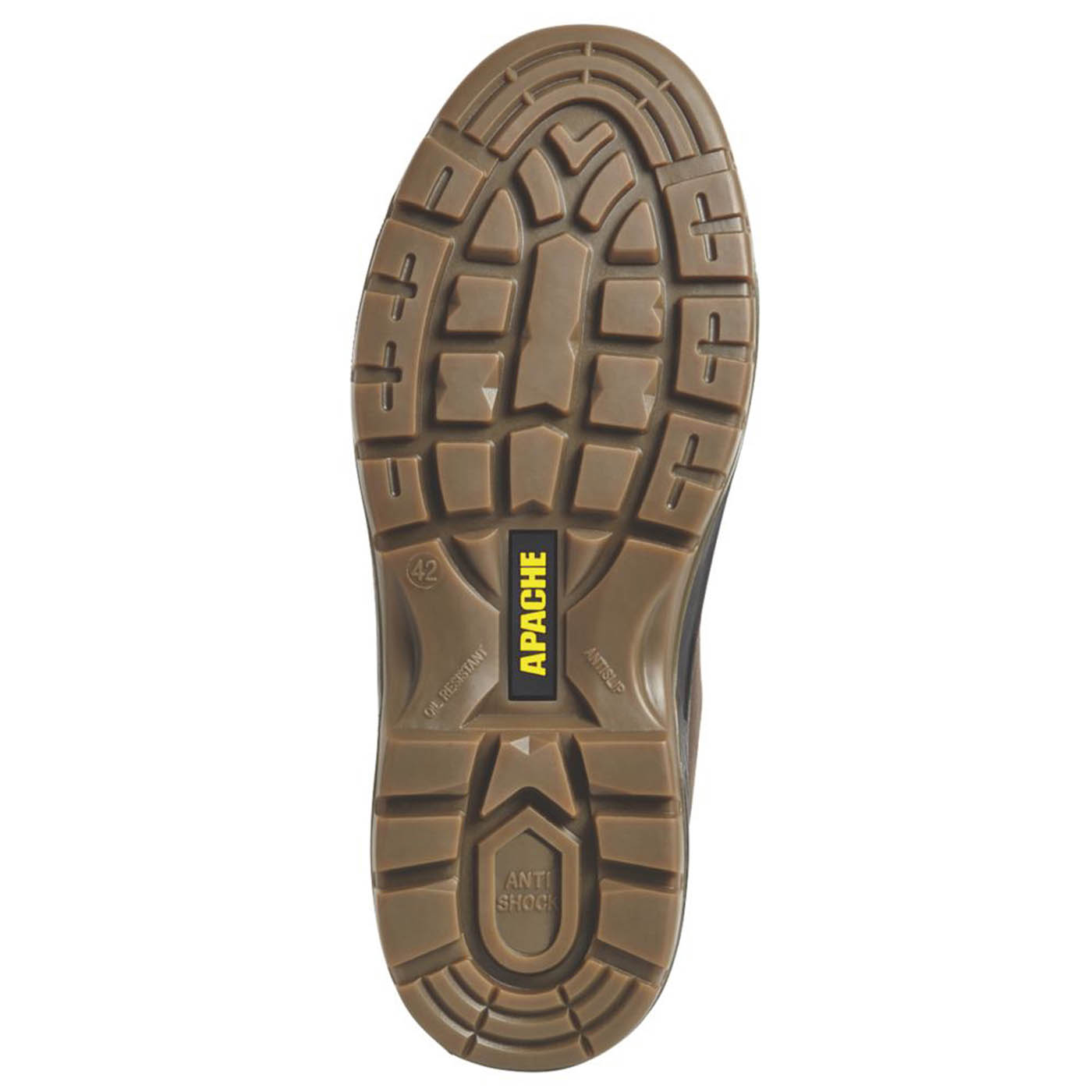 Apache Safety Dealer Boots Unisex Standard Fit Brown Shoes Steel Toe Size 11 - Image 4