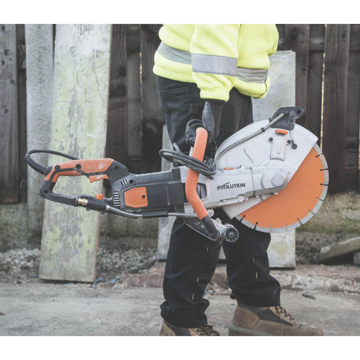 Evolution Disc Cutter Electric Wet Dry R300DCT+ 300mm Dust Suppression 110V - Image 4