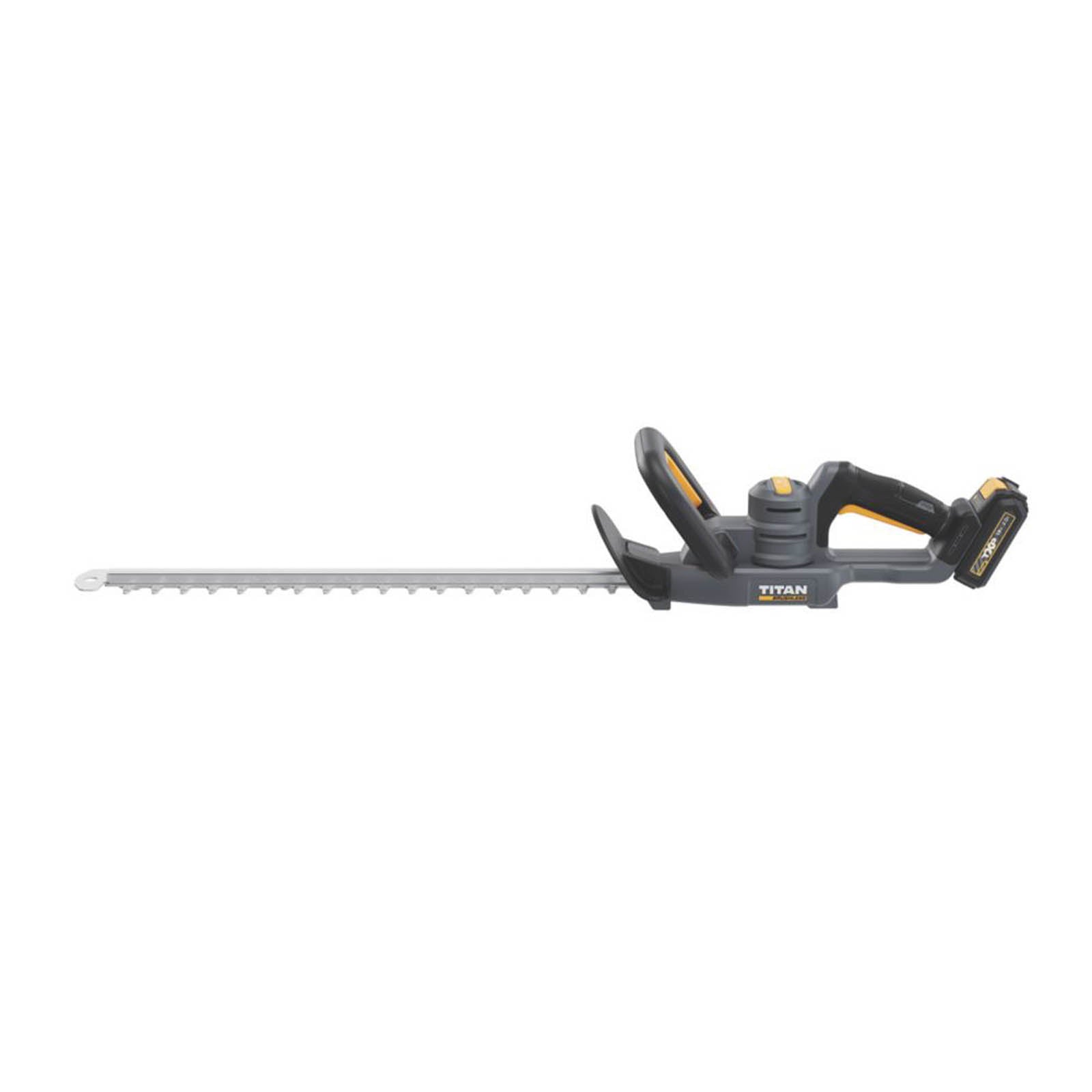 Titan Hedge Trimmer Cordless 18V 5.0Ah Li-Ion TTI1208GHT 55cm Garden Cutter - Image 2