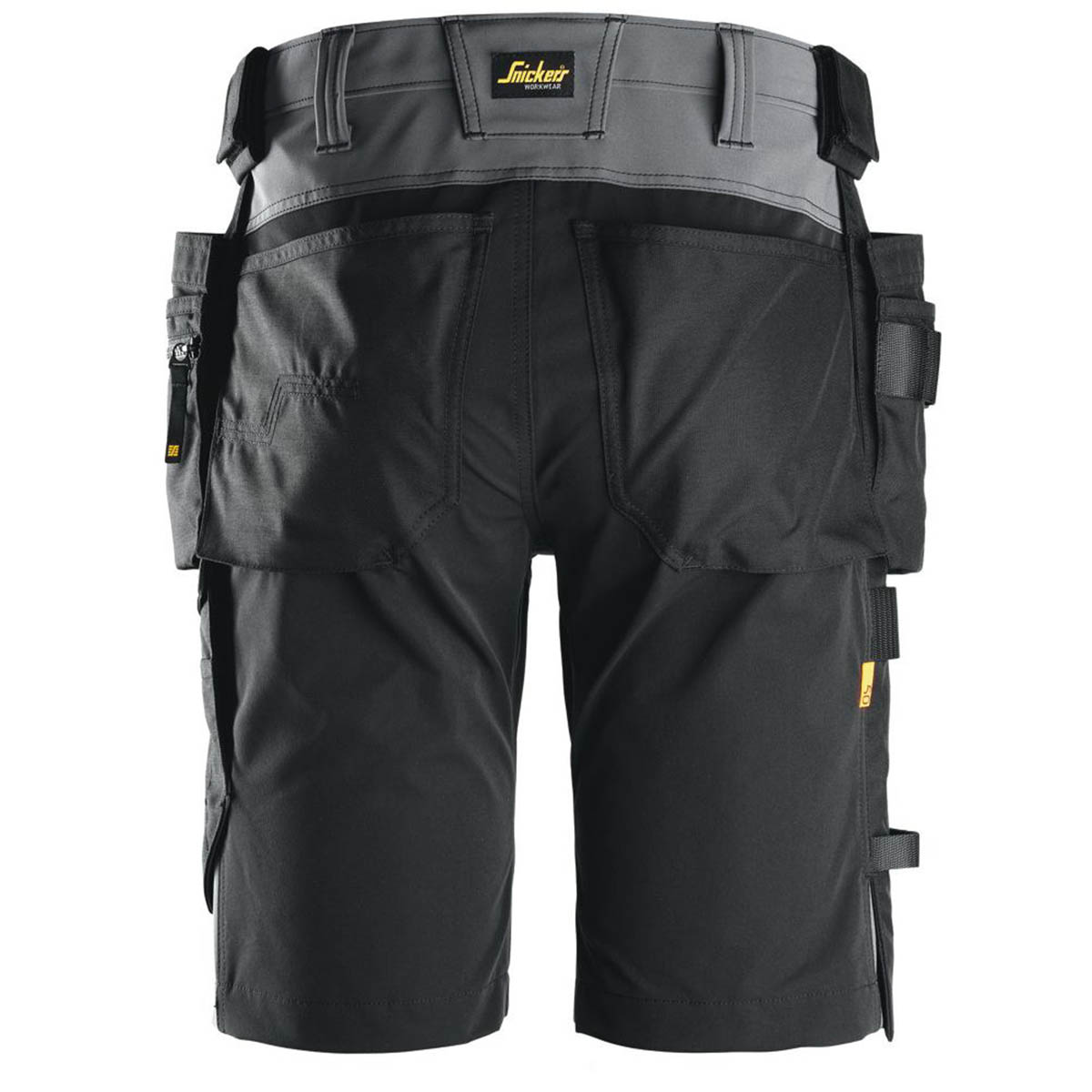 Snickers Mens Work Shorts 6175 Stretch Steel Grey Black Cargo Pocket 35" W - Image 6