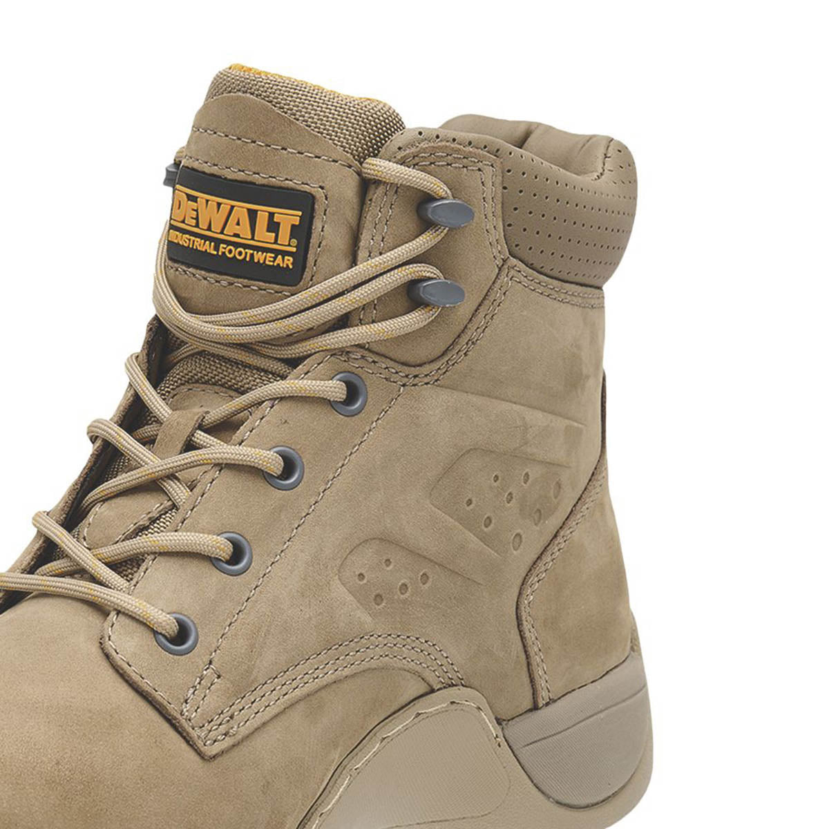 DeWalt Safety Boots Mens Standard Fit Stone Leather Lightweight Steel Toe Size 8 - Image 6
