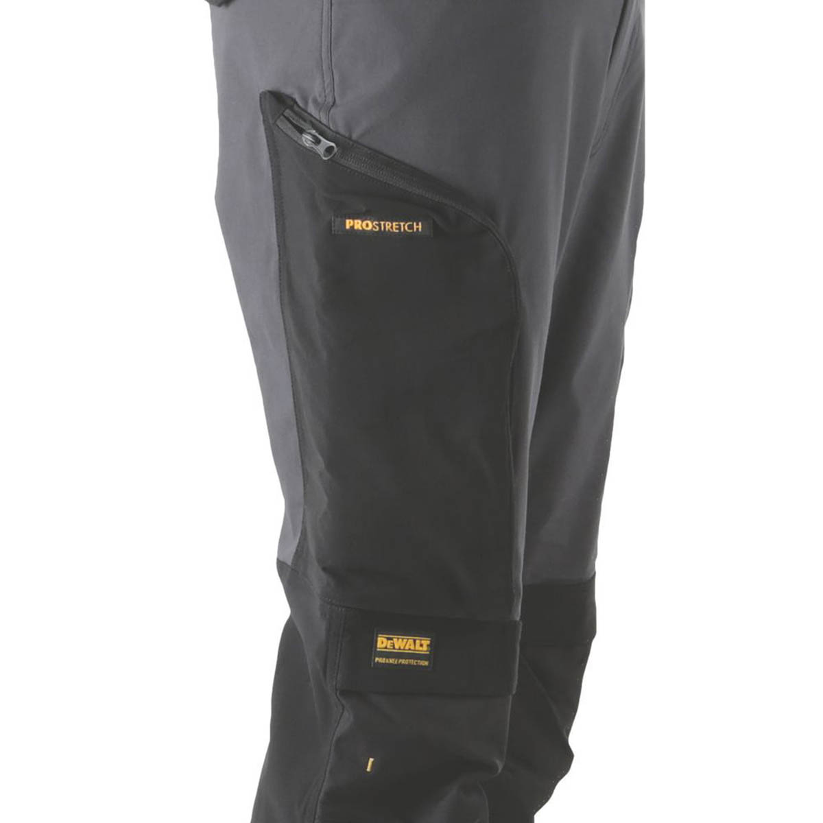 DEWALT Waterford Work Trouser Grey/Black 32" W 31" L - Image 4