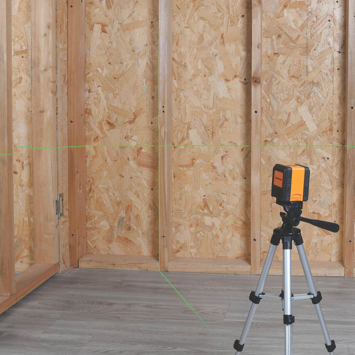Magnusson Green Self-Levelling Cross-Line Laser Level with Tripod - Image 4