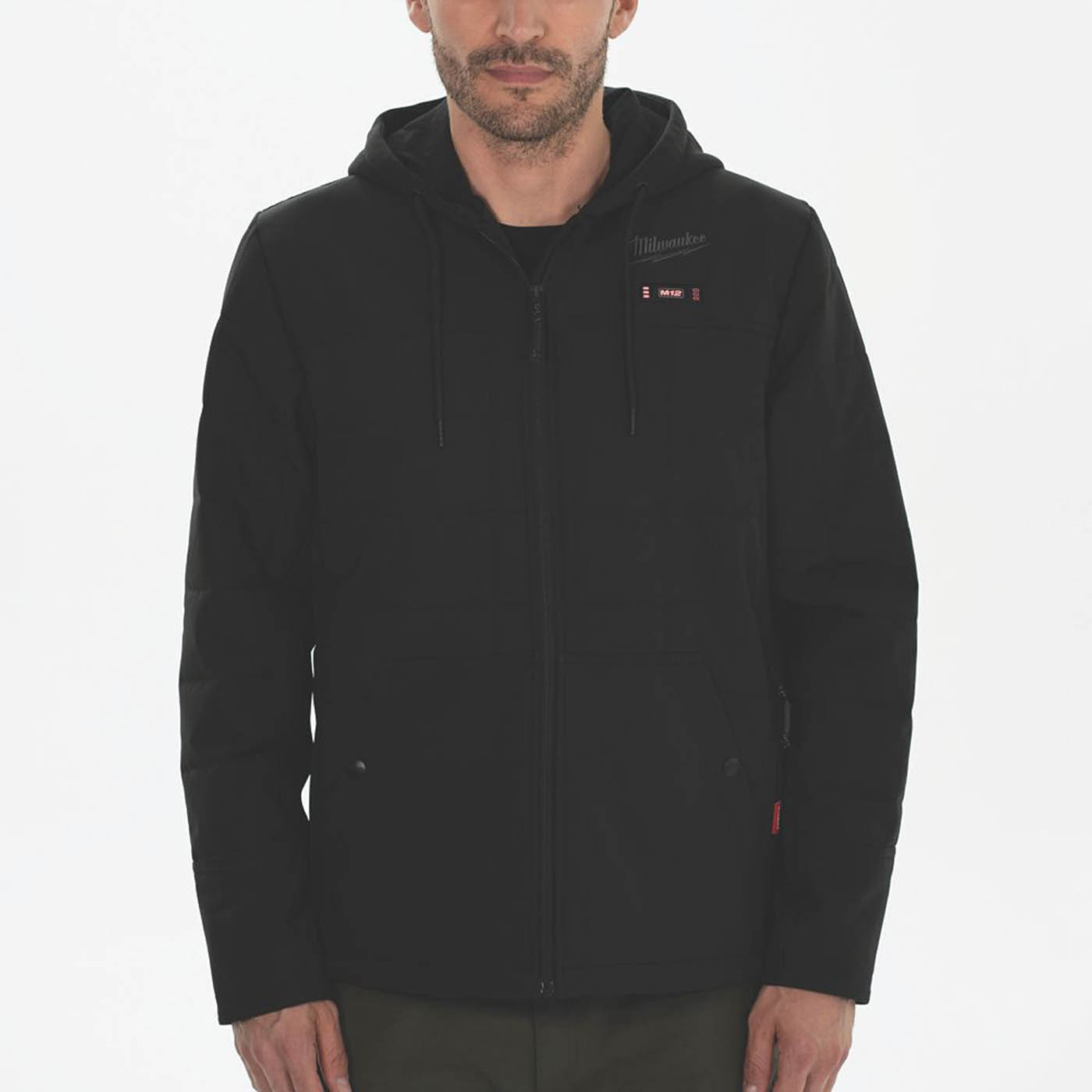 Milwaukee Puffer Jacket Heated Mens Black 12V Li-Ion Lightweight Large Body Only - Image 5