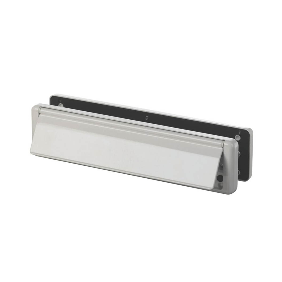Fab & Fix Letter Plate 40-80 White External Anti Snap Weather Sealed 310 x 68mm - Image 1