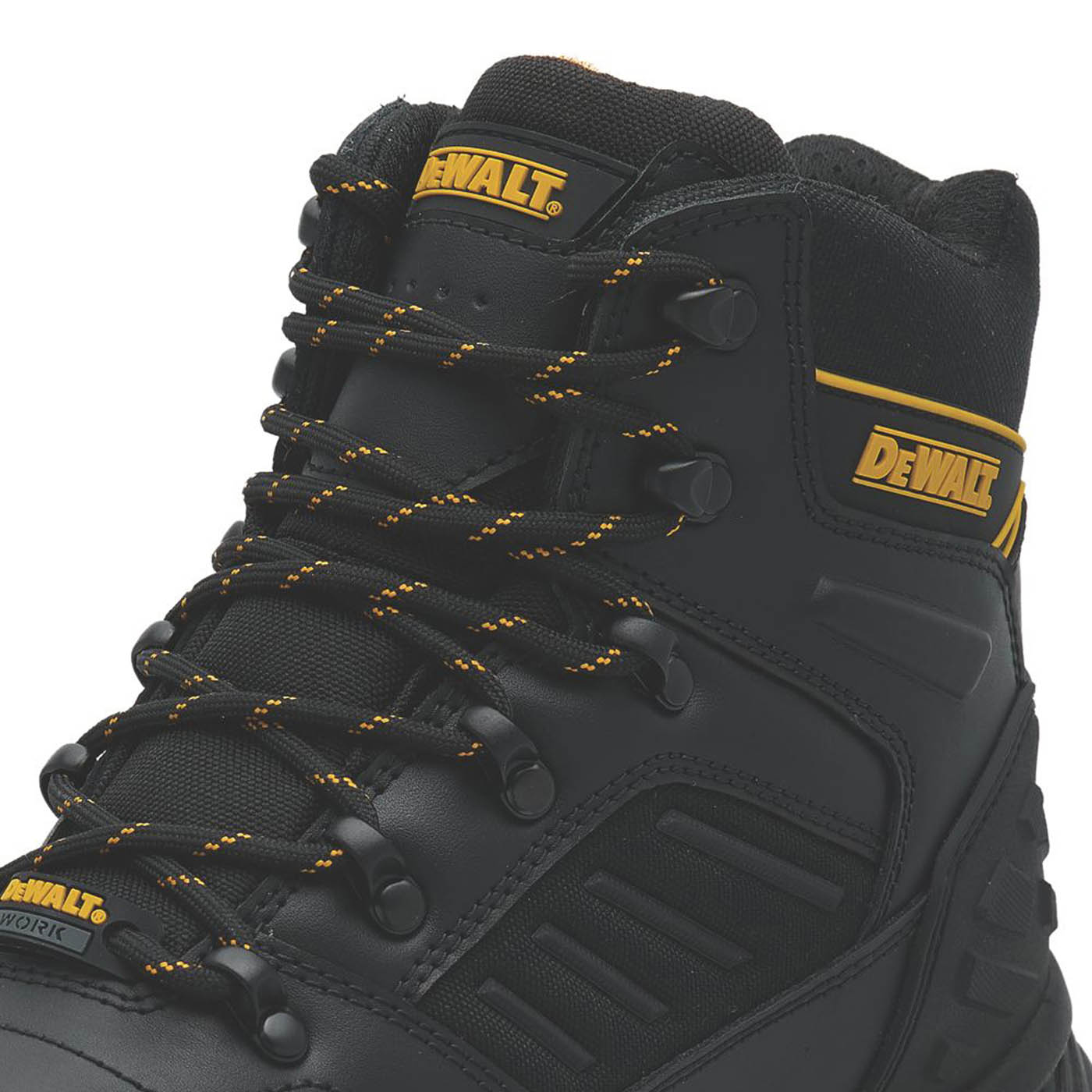 DeWalt Safety Boots Mens Wide Fit Black Waterproof Work Shoes Steel Toe Size 10 - Image 6