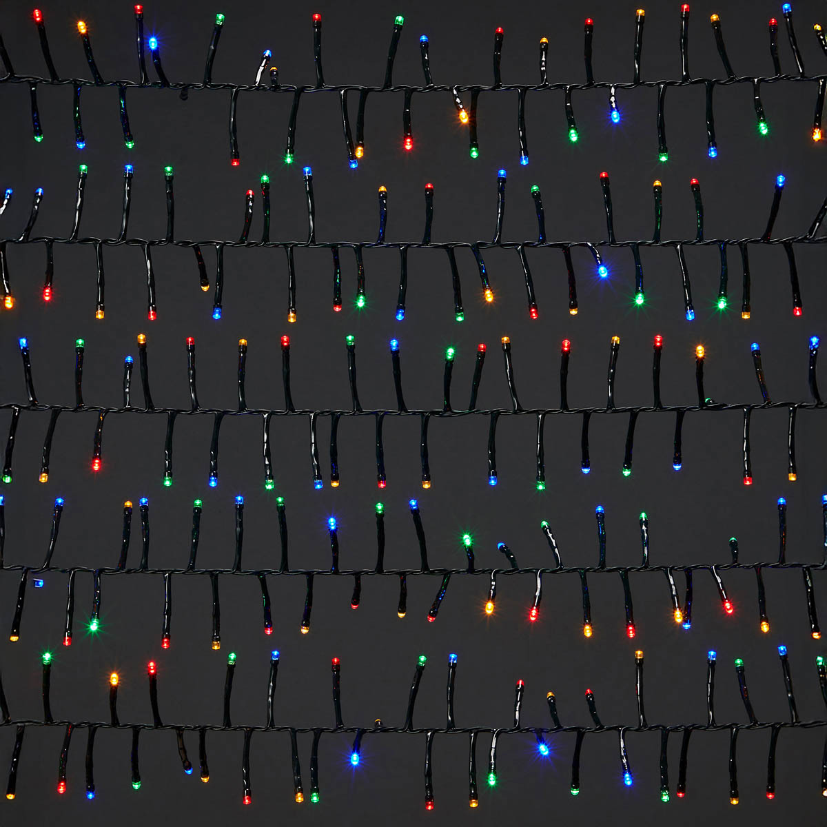 LED Christmas String Lights 2000 Multicolour Cluster Timer Indoor Outdoor Home - Image 3