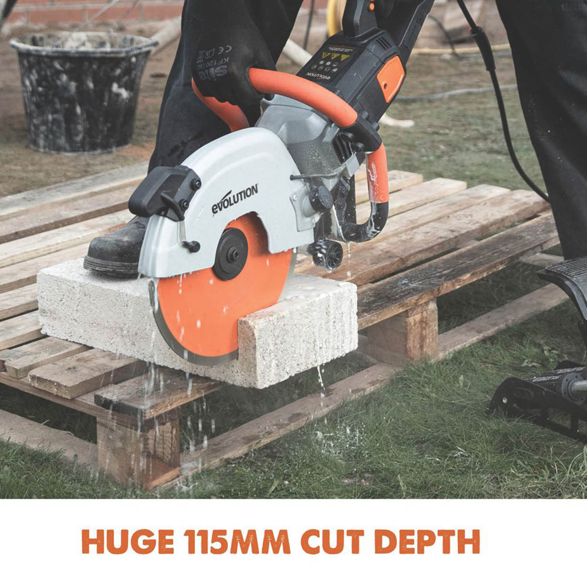 Evolution Diamond Blade 300x22.2mm PD300SEG-CS Cutting Disc Masonry Wet Dry Use - Image 3