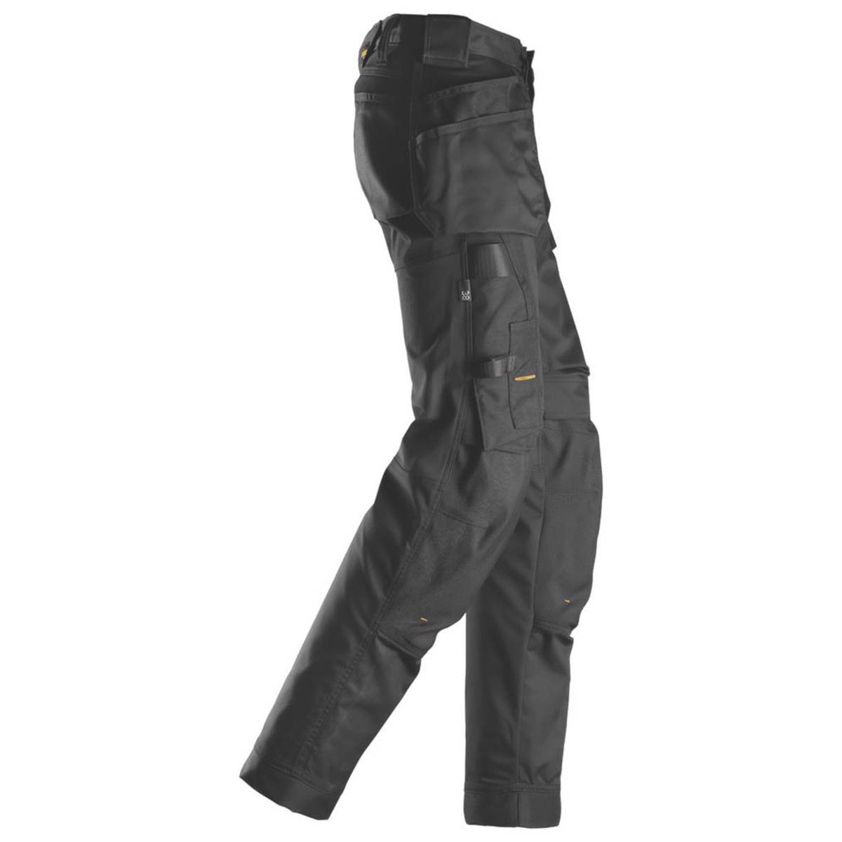 Snickers Work Trousers Womens Slim Fit Black Stretch Multi Pockets Size 10 31"L - Image 5