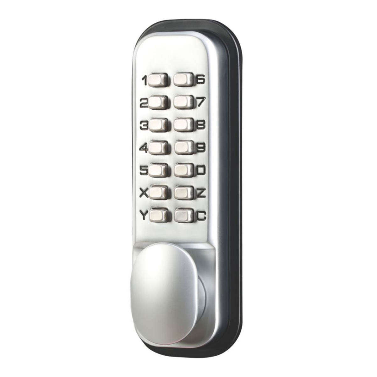 Smith & Locke Push-Button Lock Mechanical Holdback Facility Digital 37.5mm - Image 1
